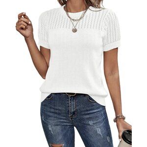 Women's Dokotoo Knitted Pullover Sweater Top, Small